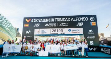 La solidaridad también bate récords en la Maratón de Valencia