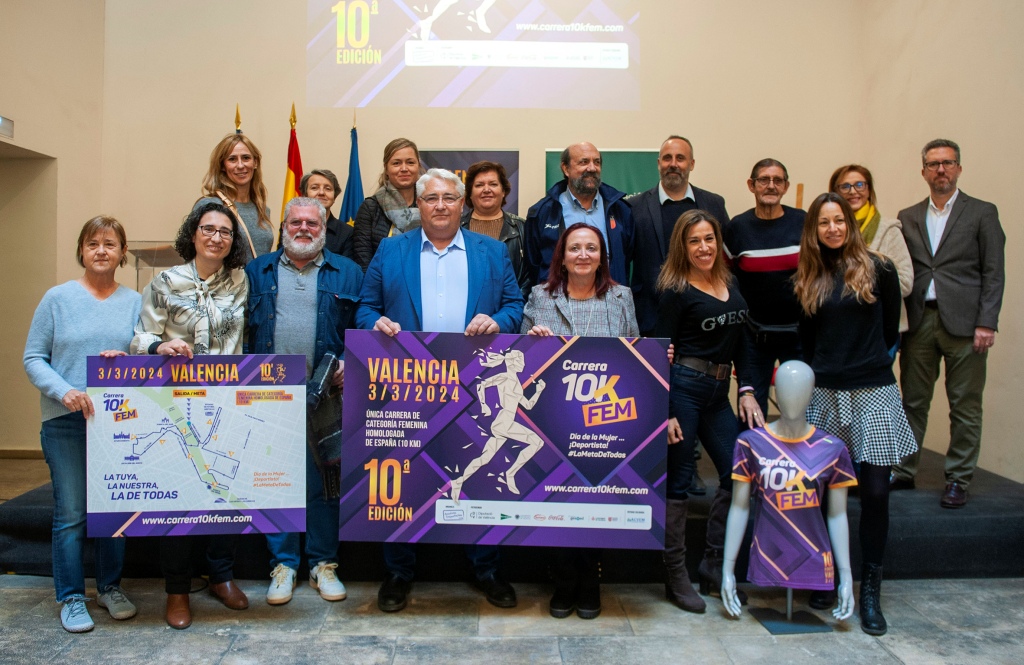 La 10K Fem de Valencia celebra su X edición estrenando condición de única carrera femenina homologada en España